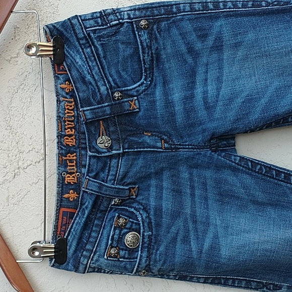 ROCK REVIVAL Jen Straight Leg Jeans Size 25 - Picture 3 of 15